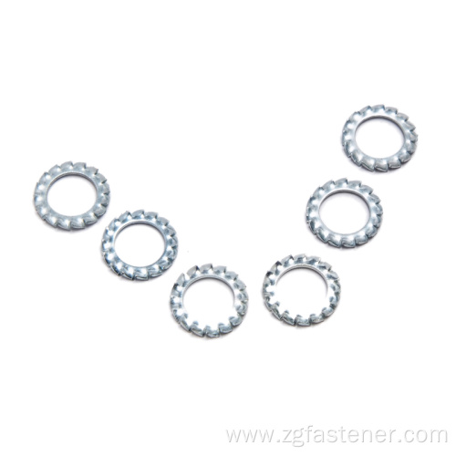 zinc plated DIN6797 Internal Teeth Serrated Lock Washers